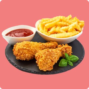 لحم بروستد (۲) حبة) Broasted (2pcs)
