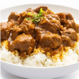 لحم بقري + أرز Beef + Rice