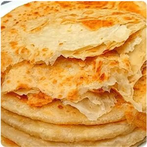 Porata Fried in Oil in Dammam – Traditional Layered Flatbread (পরোটা | بوراتا مقلية في الزيت)