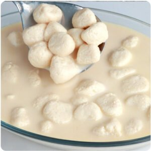 Rasmalai in Dammam – Soft Cheese Dumplings in Sweet Milk (রসমালাই | راسمالاي)